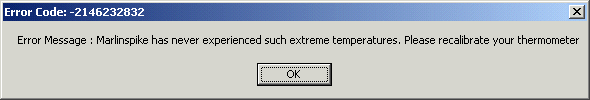 Error returned by the .NET Component trappable by the VB Application