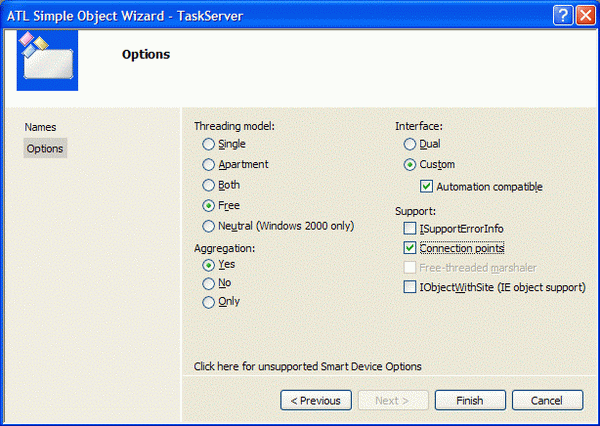 Atl Simple Object Wizard
