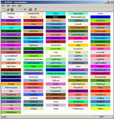 Naming Common Colors - CodeProject