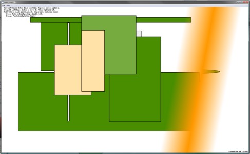 Double Buffer Painting Screen shot