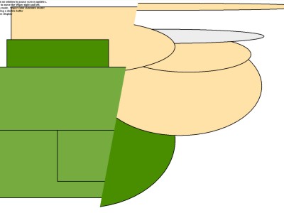 The image buffer after the two clipped halves are painted.