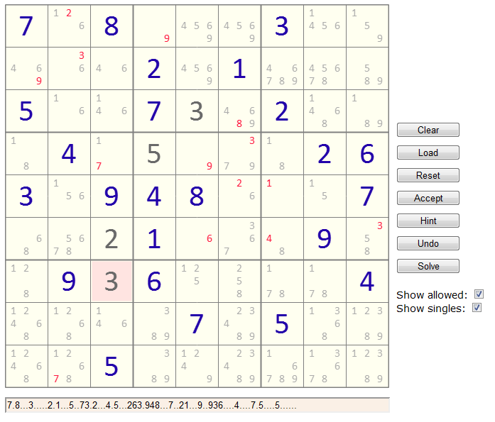 Program Sudoku Solver Java