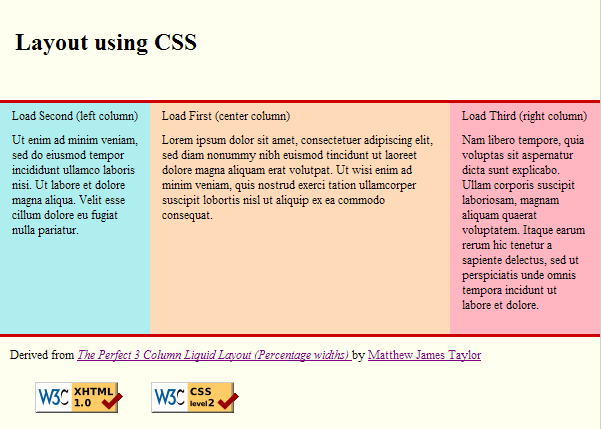 CSS Layout