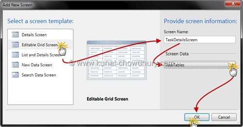 7. Create New Details Screen 7. Create New Details Screen