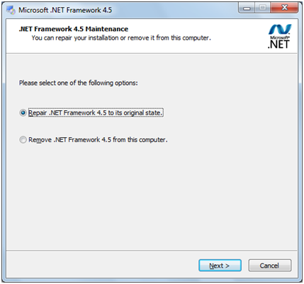 RE: Problem z aktualizacją .NET Framework 4.5.1 dla systemy Win7