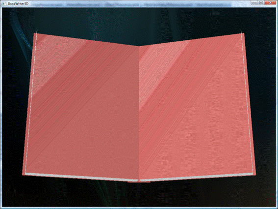 3D book without the content pages