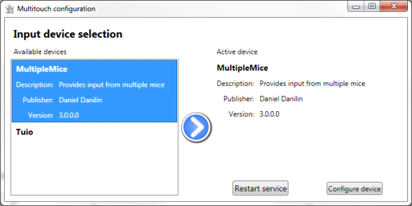 Multi-Touch Vista configuration app