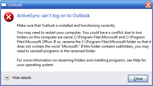 Message box emulated on Windows XP