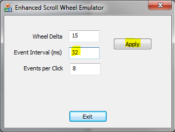Enhanced Scroll Wheel Emulator