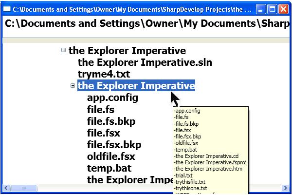 Expanded Folder