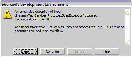 Standard exception information