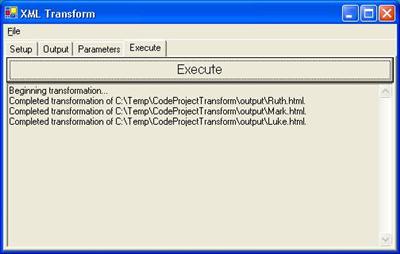 XML Transform App