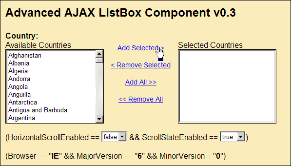 Listbox In Asp Net. NET AJAX-enabled ListBox
