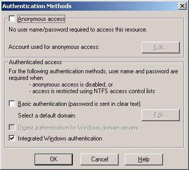 Authentication Setup