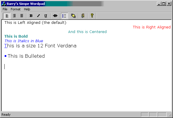 A Simple Wordpad Codeproject