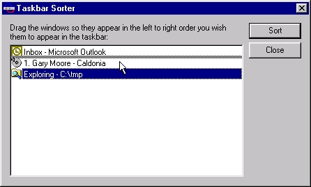 Taskbar Sorter