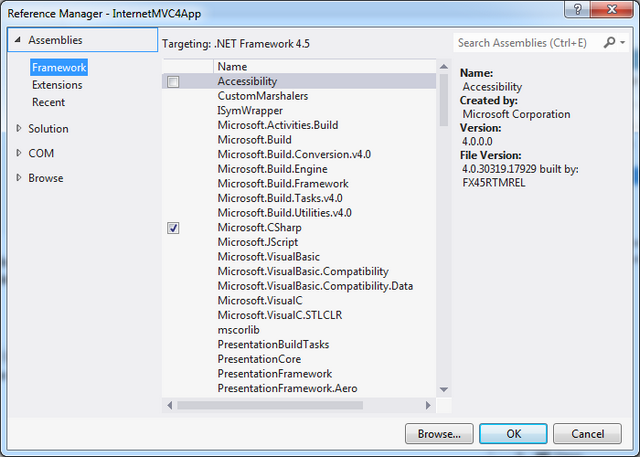 Add Assembly Reference