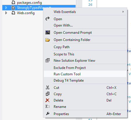 StronglyTypedViews T4