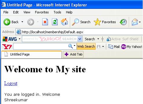 Windows components wizard