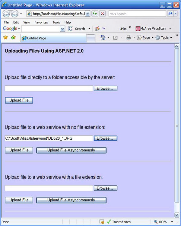 Asp Net Upload File To Ftp Server