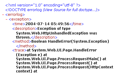 Sample Image - XMLErrorLog.gif