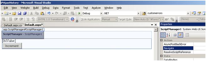 Navigation event handler