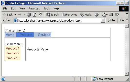 Products Page