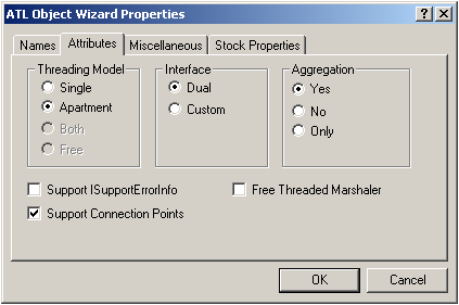 ATL Object Wizard Properties (Attributes)