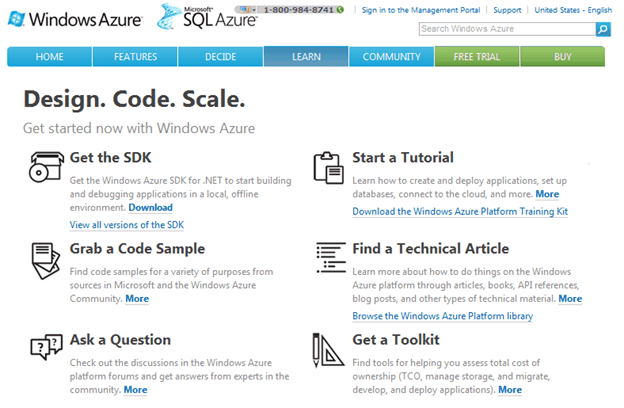 Windows Azure Site