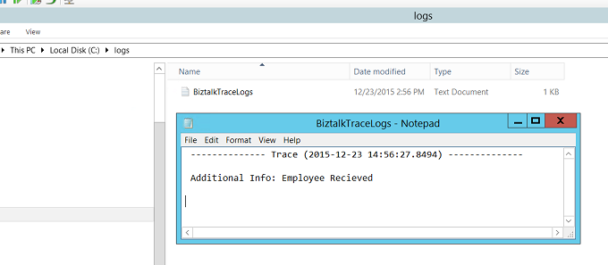 Create a Logger using the Trace Listener in C#