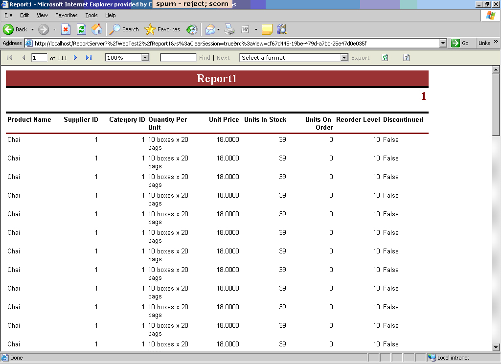 Final report