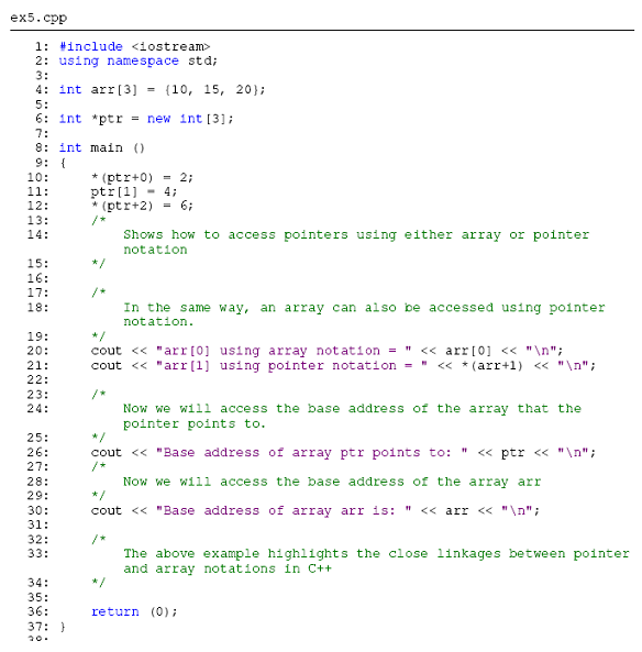 c++ string to array