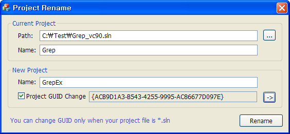 ProjectRename