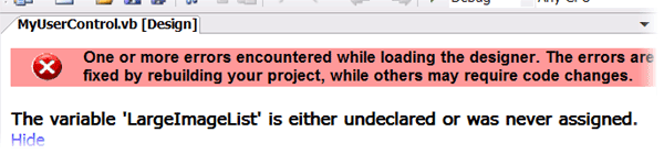 White Screen of Darn error message