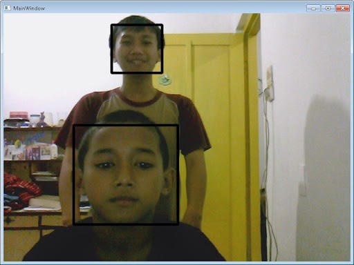 camera face detection in c  using emgu cv and wpf