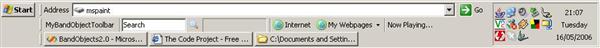 As Taskbar Toolbar