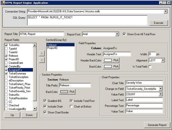 Demo Application Screenshot