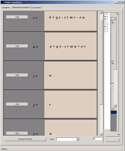 Parameters