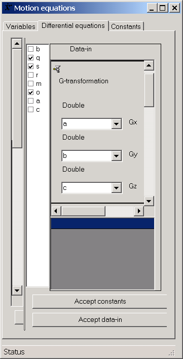 Parameters of Vector object