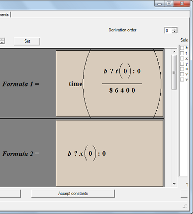 Output Formulae