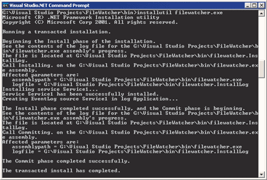 Sample screenshot