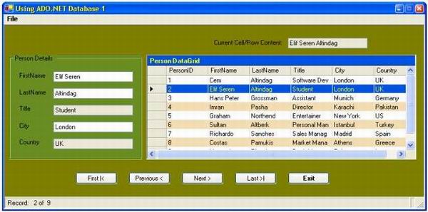 Using ADO.NET for beginners - CodeProject