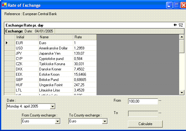 ecb daily exchange rates xml