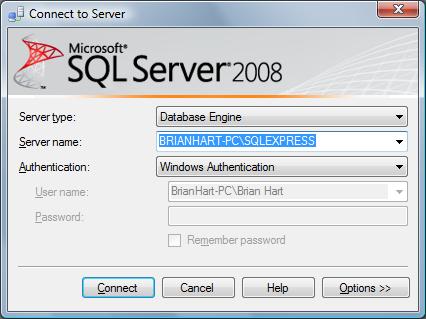 Microsoft Sql Server Express 2005 Management Studio Windows 7