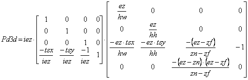 Pd3d matrix formula
