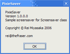 Default settings dialog box