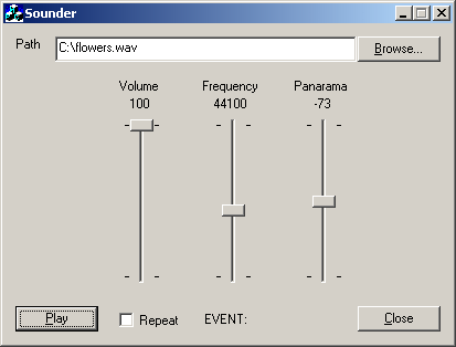 Demo Application User Interafce