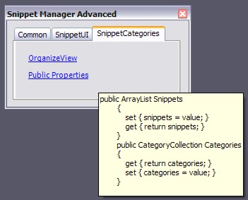 SnippetManagerAdvanced UI