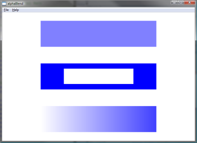 Sample App Screenshot: MSDN Alpha-Blend Sample