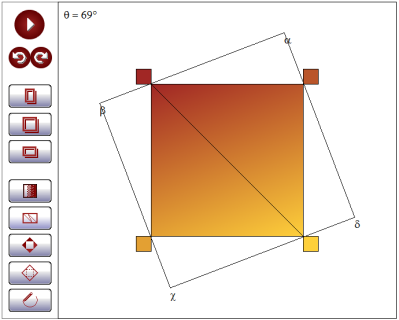 Demo App Screenshot: Gradient at an Arbitrary Angle